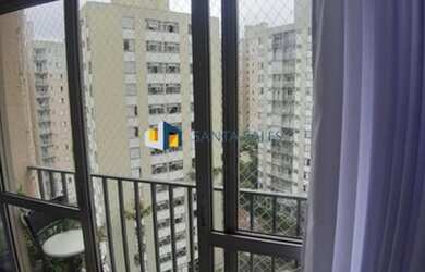 Imagem: O apartamento possui 2 Dormitórios, 1 Banheiro, 1 Vaga na garagem