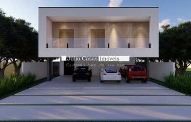 Imagem: A casa em condomínio possui 5 Dormitórios, 5 Banheiros, 5