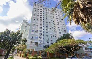 Imagem: O apartamento possui 1 Dormitório, 1 Banheiro, 1 Vaga na garagem