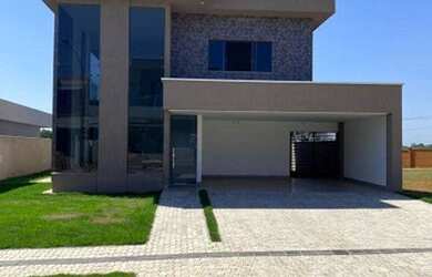 Imagem: A casa em condomínio possui 4 Dormitórios, 5 Banheiros, 4