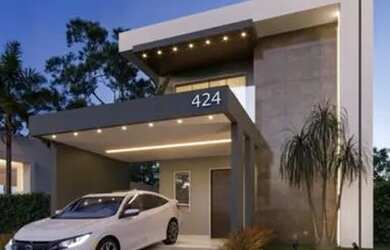 Imagem: A casa em condomínio possui 5 Dormitórios, 3 Banheiros, 2