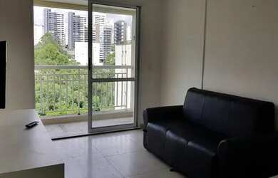 Imagem: O apartamento possui 1 Dormitório, 1 Banheiro, 1 Vaga na garagem