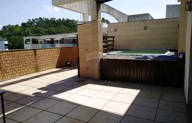 Imagem: O apartamento na cobertura possui 3 Dormitórios, 3 Banheiros