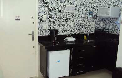 Imagem: O apartamento possui 1 Dormitório, 1 Banheiro, 34m² de Área