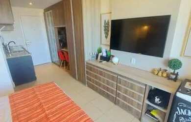 Imagem: O studio possui 1 Dormitório, 1 Banheiro, 1 Vaga na garagem