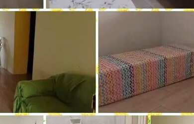 Imagem: A casa possui 3 Dormitórios, 1 Banheiro e 1 Vaga na garagem