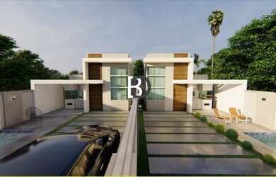 Imagem: A casa possui 3 Dormitórios, 2 Banheiros, 1 Vaga na garagem