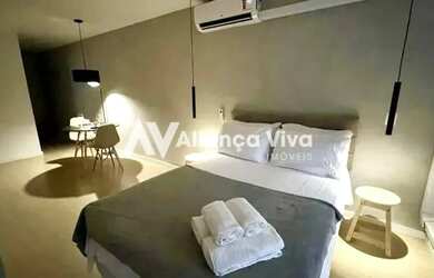 Imagem: A kitnet possui 1 Dormitório, 1 Banheiro, 30m² de Área, Imóvel