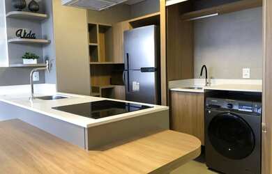 Imagem 7: STUDIO, TRINDADE. Imóvel mobiliado, Ar-condicionado, Imóvel novoe33m²...