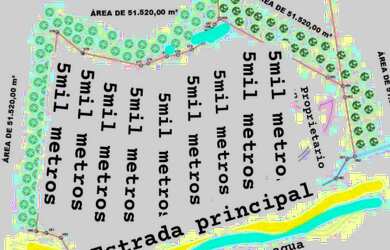Imagem: A chácara possui 51.520m² de Área e está localizado em