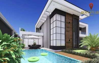 Imagem: A casa possui 3 Dormitórios, 4 Banheiros, 4 Vagas na garagem