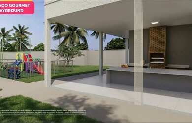 Imagem: O apartamento possui 2 Dormitórios, 1 Banheiro, 1 Vaga na garagem