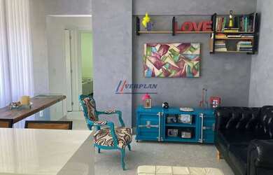 Imagem: O apartamento possui 2 Dormitórios, 2 Banheiros, 2 Vagas na