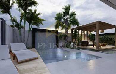 Imagem: A casa em condomínio possui 4 Dormitórios, 5 Banheiros, 4