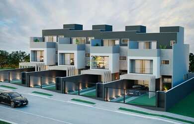 Imagem: A casa possui 3 Dormitórios, 4 Banheiros, 2 Vagas na garagem