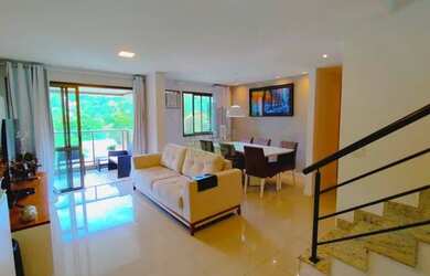 Imagem: O apartamento na cobertura possui 4 Dormitórios, 3 Banheiros