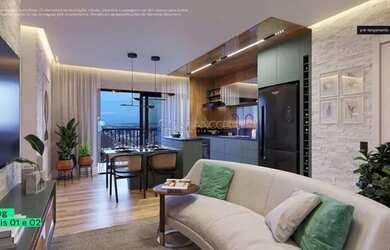 Imagem 2: Apartamento à venda no Glow City Habitat no Novo Mundo em Curitiba/PR