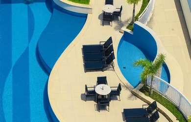 Imagem: O apartamento possui 3 Dormitórios, 5 Banheiros, 2 Vagas na