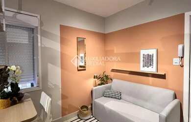 Imagem: O apartamento possui 1 Dormitório, 1 Banheiro, 27m² de Área