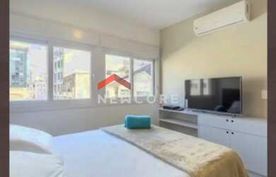 Imagem: A kitnet possui 1 Banheiro, 32m² de Área, Imóvel mobiliado