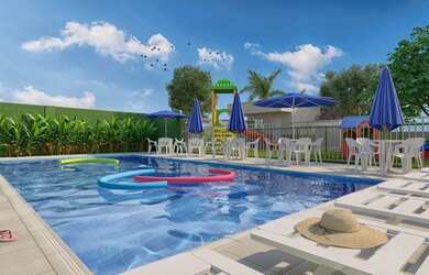 Imagem: O apartamento possui 2 Dormitórios, 1 Banheiro e 1 Vaga na