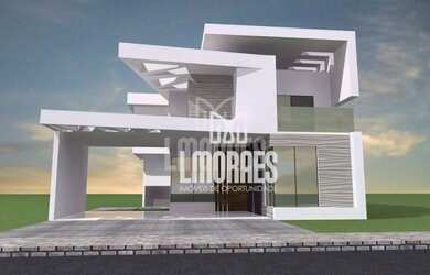 Imagem: A casa possui 4 Dormitórios, 5 Banheiros, 2 Vagas na garagem