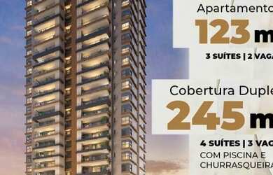 Imagem: O apartamento possui 4 Dormitórios, 4 Banheiros, 3 Vagas na