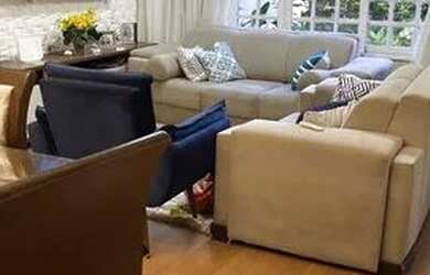 Imagem: A casa em condomínio possui 3 Dormitórios, 2 Banheiros, 1