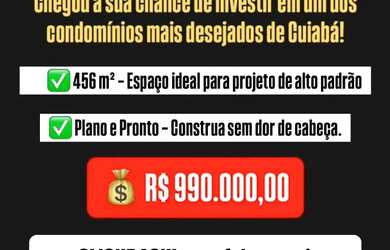 Imagem: O terreno está localizado em Ribeirão do Lipa, Cuiabá à