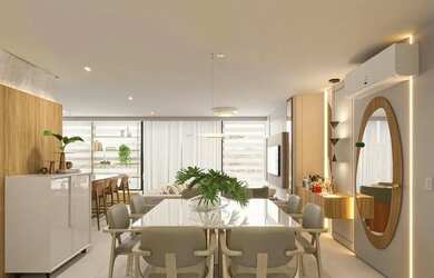 Imagem: O apartamento possui 4 Dormitórios, 5 Banheiros, 3 Vagas na