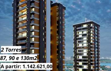 Imagem: O apartamento possui 3 Dormitórios, 3 Banheiros, 2 Vagas na