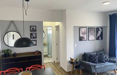 Imagem: O apartamento possui 2 Dormitórios, 1 Banheiro, 2 Vagas na