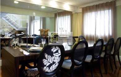 Imagem: O apartamento na cobertura possui 4 Dormitórios, 5 Banheiros