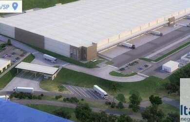 Imagem: O depósito possui 15.068m² de Área e está localizado em