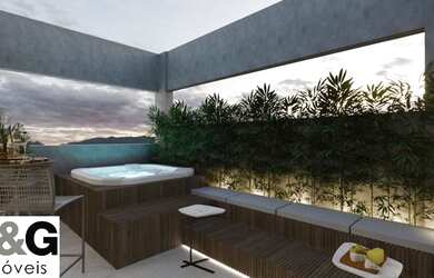 Imagem: O apartamento na cobertura possui 3 Dormitórios, 1 Banheiro