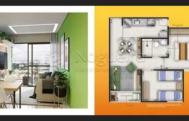 Imagem 3: Apartamento para venda com 42 m2, 2 quartos suíte canadense , 1 vaga...