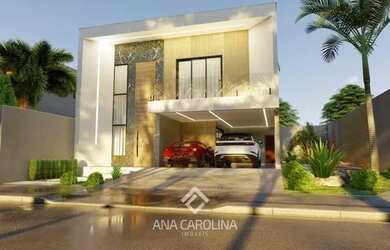 Imagem: A casa possui 4 Dormitórios, 4 Banheiros, 4 Vagas na garagem