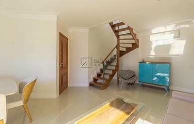 Imagem: O apartamento na cobertura possui 3 Dormitórios, 4 Banheiros