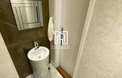 Imagem: O apartamento possui 1 Dormitório, 2 Banheiros, 1 Vaga na garagem