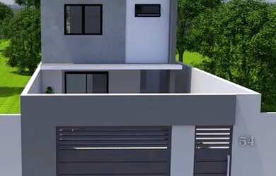 Imagem: A casa possui 3 Dormitórios, 3 Banheiros, 4 Vagas na garagem