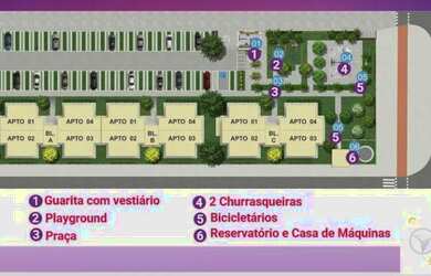 Imagem: O apartamento possui 5 Dormitórios, 2 Banheiros, 1 Vaga na