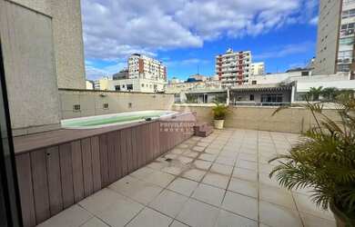 Imagem: O apartamento na cobertura possui 4 Dormitórios, 3 Banheiros