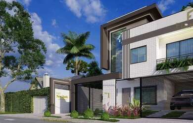 Imagem: A casa em condomínio possui 3 Dormitórios, 3 Banheiros, 1