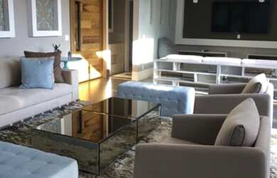 Imagem: A casa em condomínio possui 4 Dormitórios, 3 Banheiros, 4