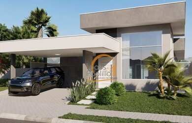 Imagem: A casa em condomínio possui 3 Dormitórios, 3 Banheiros, 2