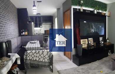 Imagem: A casa em condomínio possui 2 Dormitórios, 3 Banheiros, 2