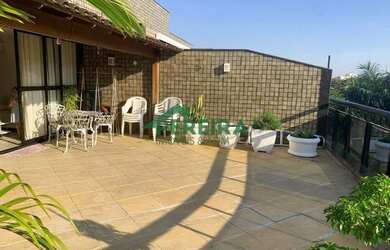 Imagem: O apartamento na cobertura possui 3 Dormitórios, 4 Banheiros