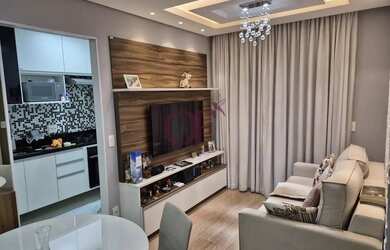 Imagem: O apartamento possui 2 Dormitórios, 2 Banheiros, 1 Vaga na