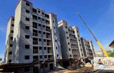 Imagem: O apartamento possui 2 Dormitórios, 1 Banheiro, 1 Vaga na garagem