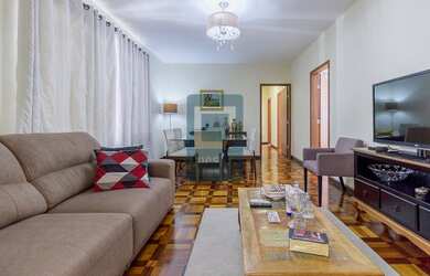 Imagem: O apartamento possui 3 Dormitórios, 2 Banheiros, 123m² de